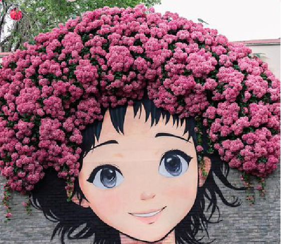 泸定墙体彩绘-网红墙打卡