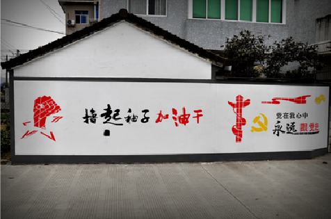 泸定乡村振兴墙体彩绘