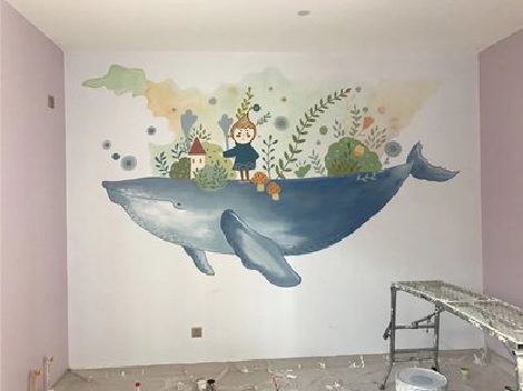 泸定手绘墙的特点及优势。