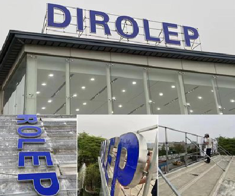 泸定楼顶发光字安装的注意事项。